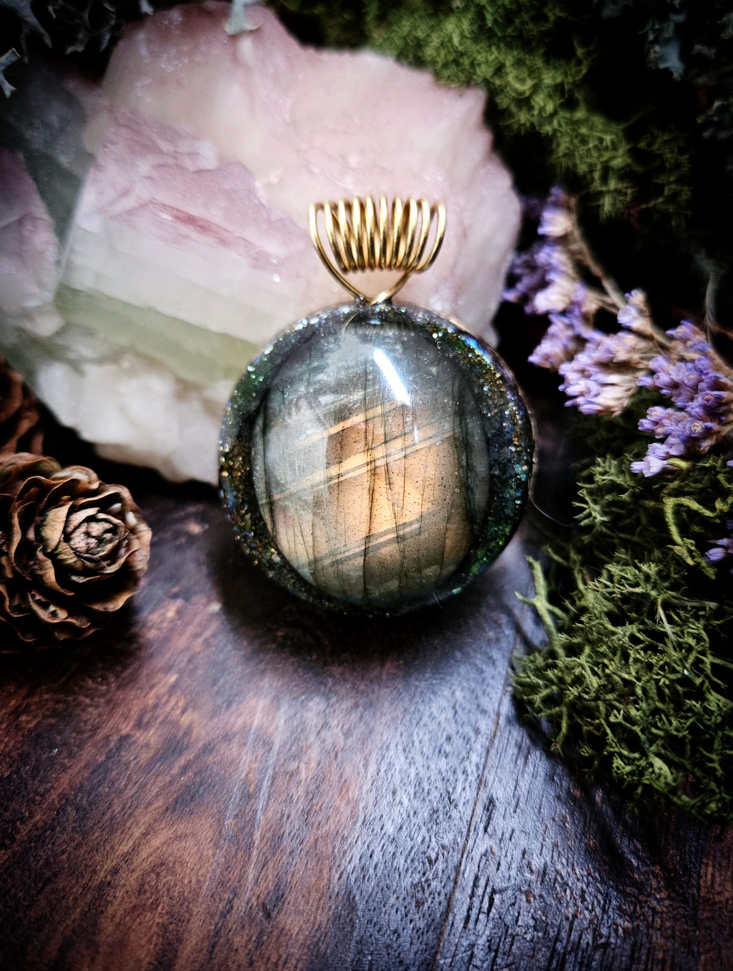 Vypouklé orgonitové šperky